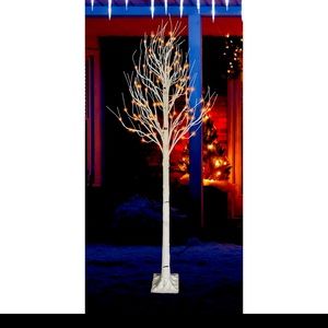 Christmas Holiday 7 'LED Imitation Holiday Birch Tree Flexible Branches